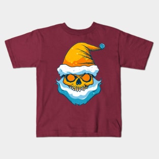 Santa Claus skull Kids T-Shirt